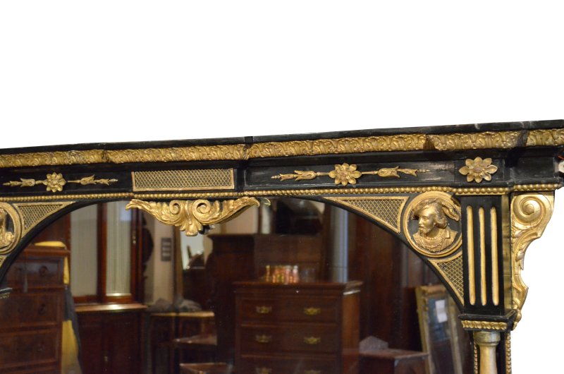 Superb Large Victorian Gilt Wall Mirror Overmantel H164cm - Image 7